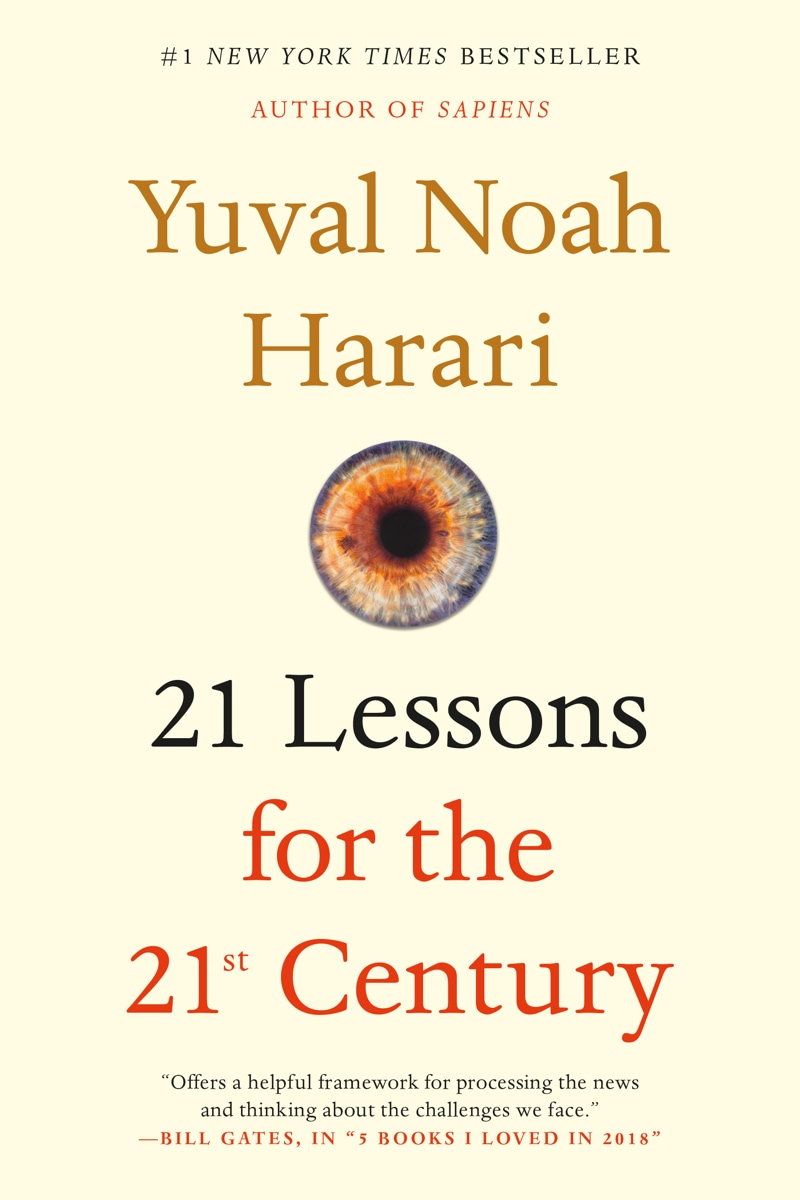 21 lessons for the 21st century boek kaft
