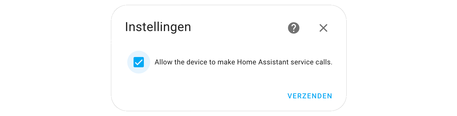 ESPHome device settings