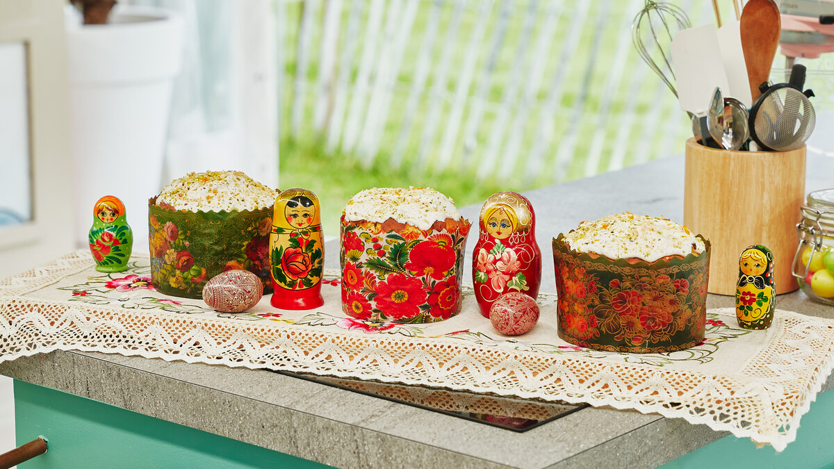 Russische Kulichi