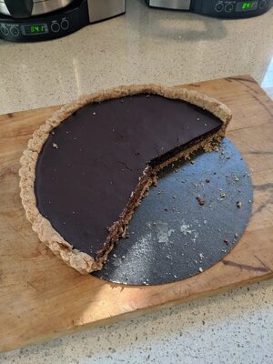 Vegan Chocolate Tart Recipe - Becky Stern