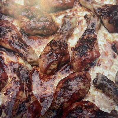 Sake-sticky drumsticks