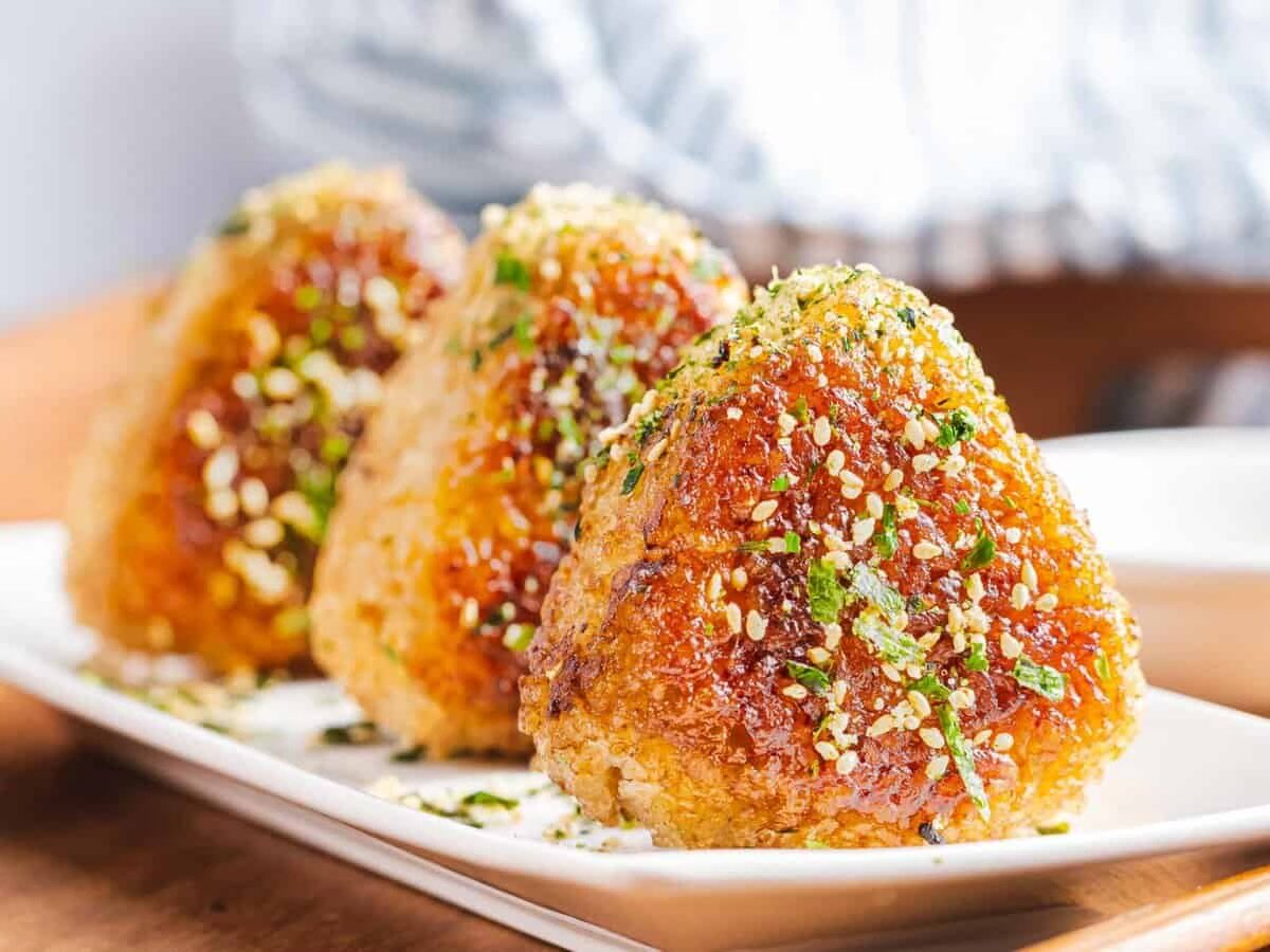 Yaki Onigiri (Gegrilde Rijstballen) 焼きおにぎり