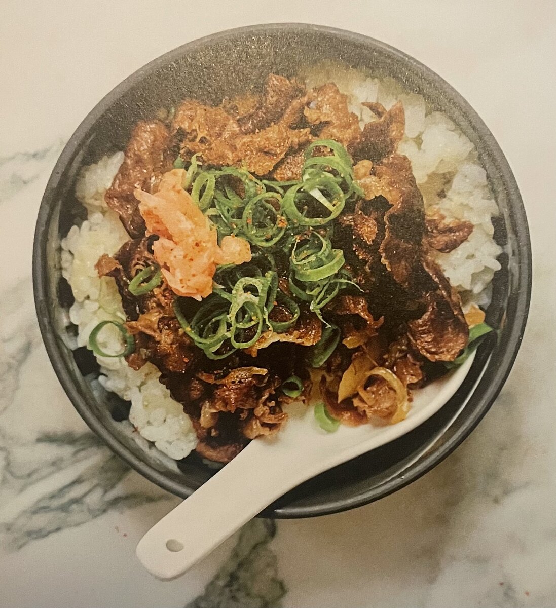 Rijst met Ribeye (Gyūdon)