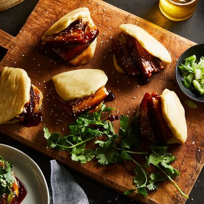 Bao Broodjes Met Roodgestoofd Varkensbuik